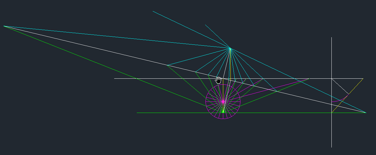 02a Trazado reloj sol declinante OAC. CC BY-SA-NC JC Asensi