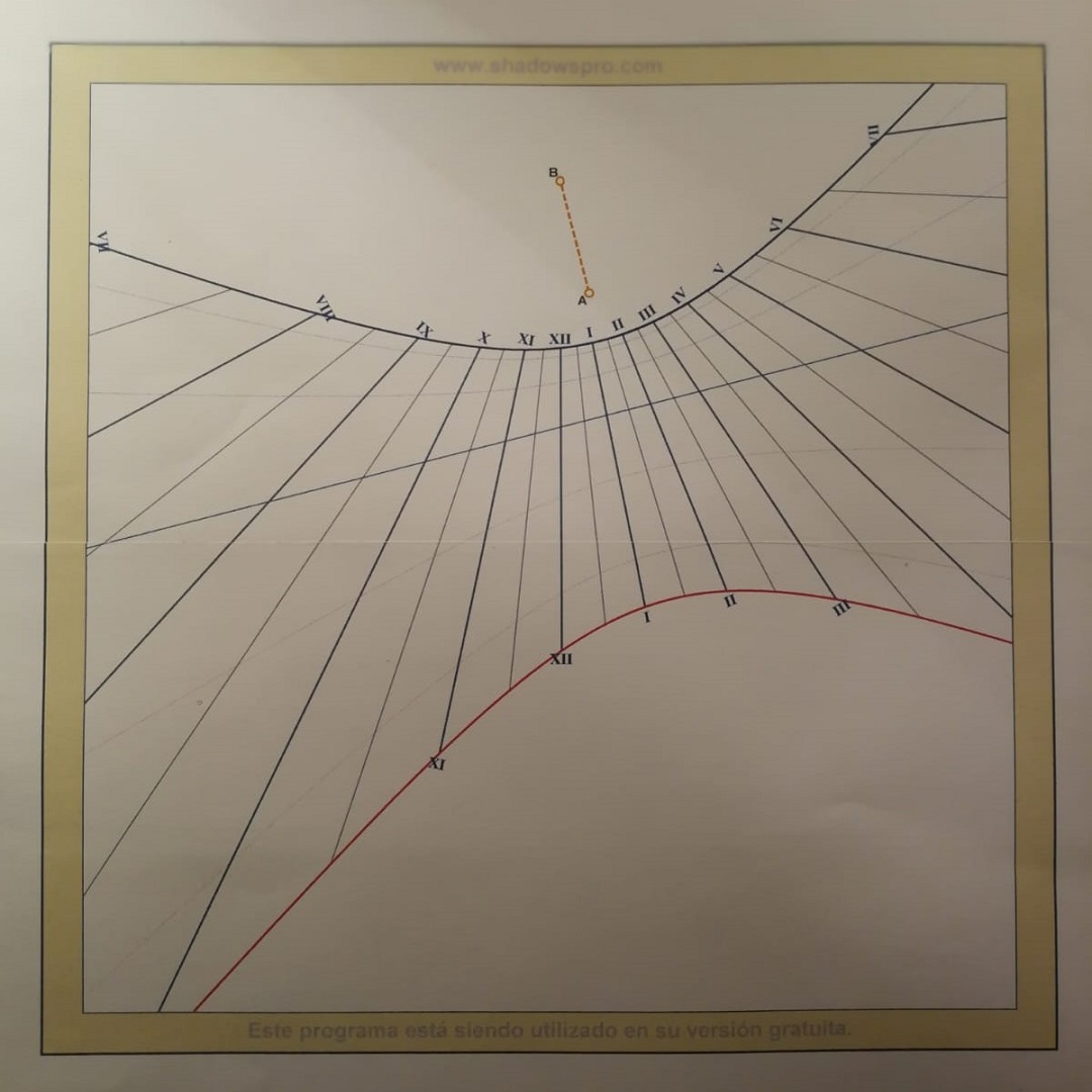 02c Segundo diseño reloj sol OAC. Imagen S. Yañez