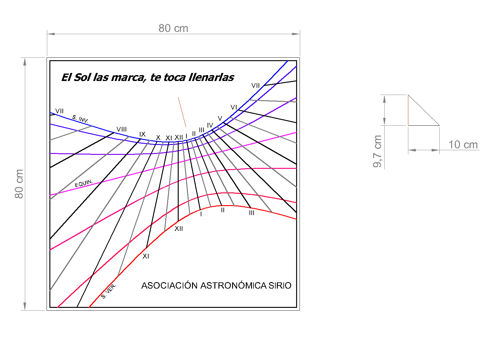 04e Cuadrante reloj Sol vertical declinante OAC. CC BY-SA-NC JC Asensi