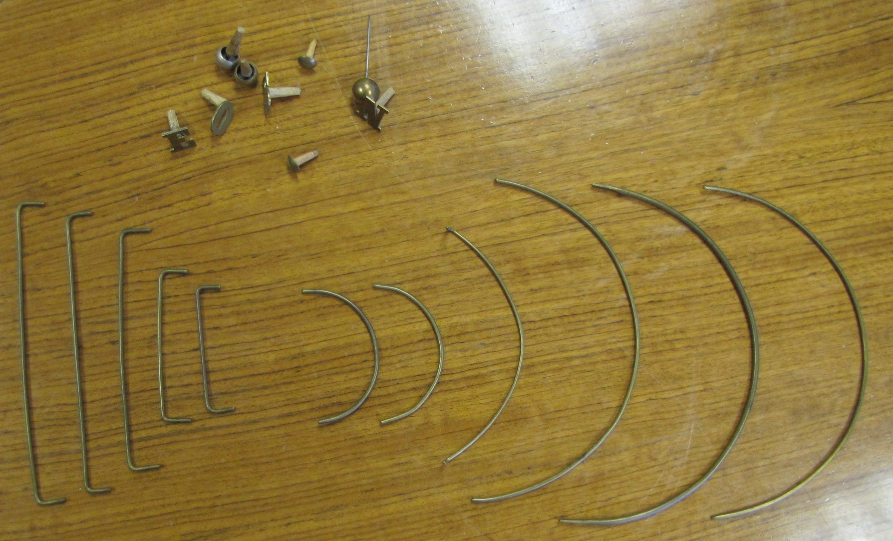 Astronógrafos Elementos móviles de latón. Imagen ONCE