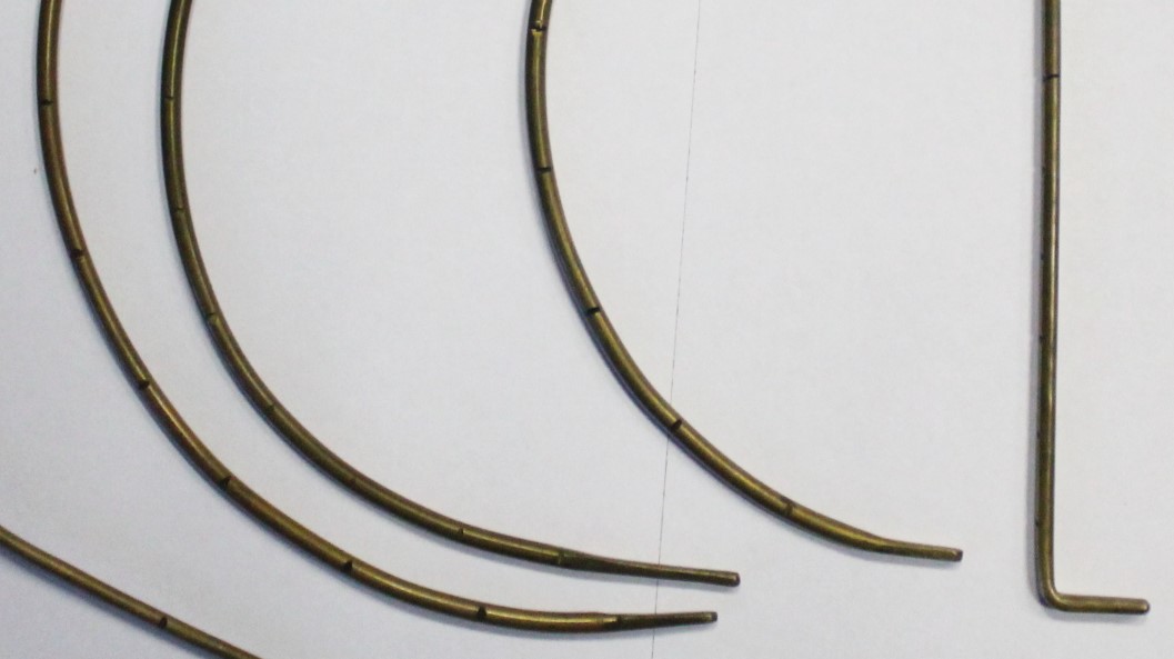 Astronógrafos Alambres con marcas ampliado. CC BY-SA-NC Jorge del Oro Aragunde