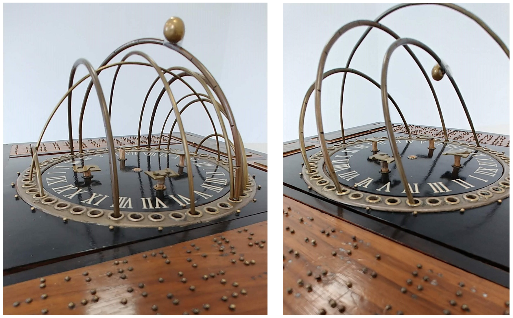 Astronógrafo mejorado Recorrido ap. Sol en horizonte lugar en equinoccios y solsticios por latitu.CC BY-SA-NC JC Asensi